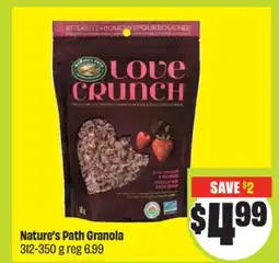 Chalo FreshCo Nature's Path Granola 312-350 g offer
