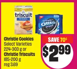 Chalo FreshCo Christie Cookies Select Varieties 224-303 g or Christie Triscuits 185-200 g offer