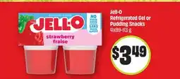 Chalo FreshCo Jell-O Refrigerated Gel or Pudding Snacks 4x89-113 g offer