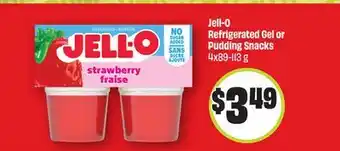 Chalo FreshCo Jell-O Refrigerated Gel or Pudding Snacks 4x89-113 g offer