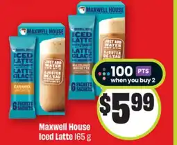 Chalo FreshCo Maxwell House Iced Latte 165 g offer