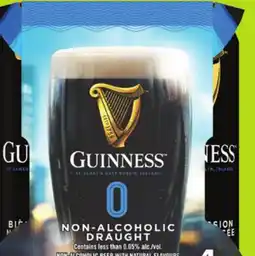 Chalo FreshCo Guinness Non-Alcoholic Beer 4x440 mL offer