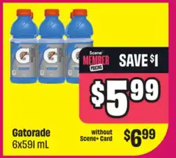 Chalo FreshCo Gatorade 6x591 mL offer