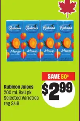 Chalo FreshCo Rubicon Juices 200 mL 8x4 pk Selected Varieties offer