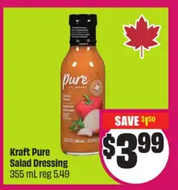 Chalo FreshCo Kraft Pure Salad Dressing 355 mL offer