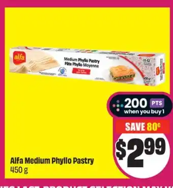 Chalo FreshCo Alfa Medium Phyllo Pastry 450 g offer