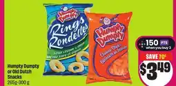 Chalo FreshCo Humpty Dumpty or Old Dutch Snacks 265g - 300 g offer