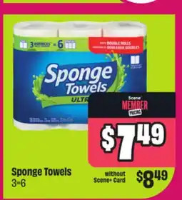 Chalo FreshCo Sponge Towels 3 = 6 offer