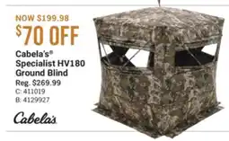 Cabela's Cabela's Specialist HV180 Ground Blind offer