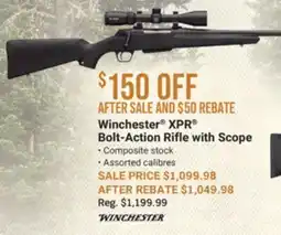 Cabela's Winchester XPR Bolt-Action Rifle with Scope offer