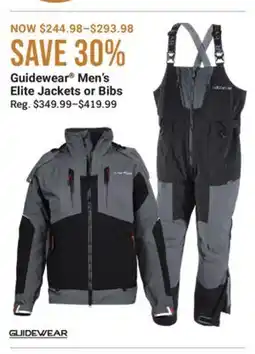 Cabela's Guidewear Men's Elite Jackets or Bibs offer