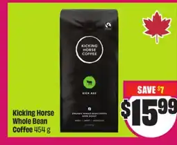 Chalo FreshCo Kicking Horse Whole Bean Coffee 454 g offer