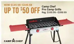 Cabela's Camp Chef Pro Camp Grills offer