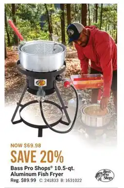 Cabela's Bass Pro Shops 10.5-qt. Aluminum Fish Fryer offer