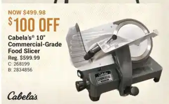 Cabela's Cabela's 10 Commercial-Grade Food Slicer offer