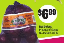 Chalo FreshCo Red Onions Product of Egypt No. 1 Grade 3.18 kg offer