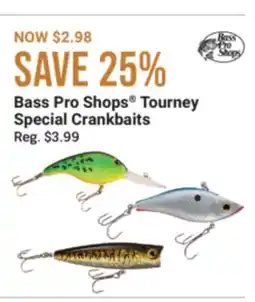 Cabela's Bass Pro Shops Tourney Special Crankbaits offer