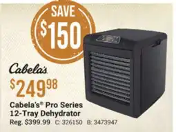 Cabela's Cabela's Pro Series 12-Tray Dehydrator offer