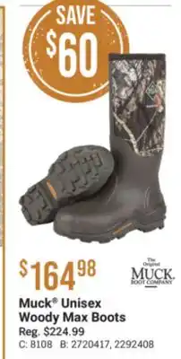 Cabela's Muck Unisex Woody Max Boots offer