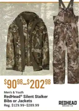 Cabela's RedHead Silent Stalker Bibs or Jackets offer