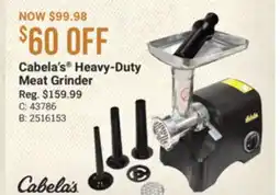 Cabela's Cabela's Heavy-Duty Meat Grinder offer