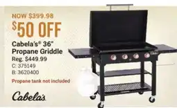 Cabela's Cabela's 36 Propane Griddle offer
