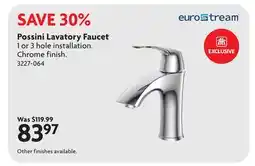 Home Hardware Possini Lavatory Faucet offer