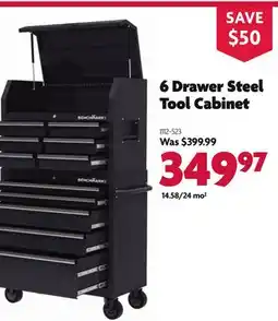 Home Hardware 6 Drawer Steel Tool Cabinet offer
