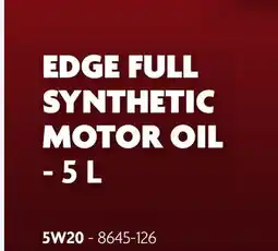 Home Hardware Edge Full Synthetic Motor Oil offer