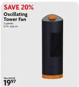 Home Hardware Oscillating Tower Fan offer