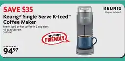 Home Hardware Single Serve K-Iced Coffee Maker offer