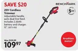 Home Hardware 20V Cordless Trimmer offer