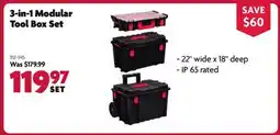 Home Hardware 3-in-1 Modular Tool Box Set offer