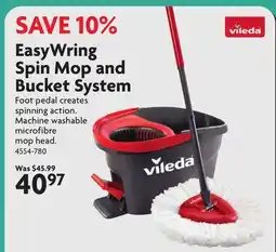 Home Hardware EasyWring Spin Mop and Bucket System offer
