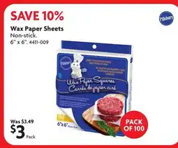 Home Hardware Wax Paper Sheets offer