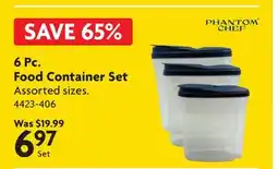 Home Hardware 6 Pc. Food Container Set offer