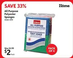 Home Hardware All Purpose Polyester Sponges offer