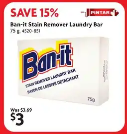 Home Hardware Ban-it Stain Remover Laundry Bar offer