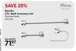 Home Hardware Rancho 3 Pc. Bath Accessory Set offer
