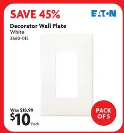 Home Hardware Decorator Wall Plate offer