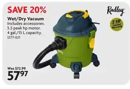 Home Hardware Wet/Dry Vacuum offer