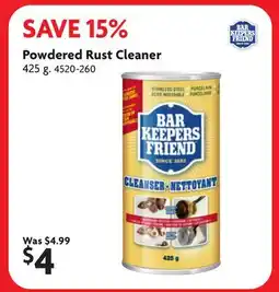 Home Hardware Powdered Rust Cleaner offer