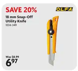 Home Hardware 18 mm Snap-Off Utility Knife offer