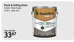 Home Hardware Deck & Siding Stain offer