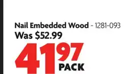 Home Hardware Nail Embedded Wood offer