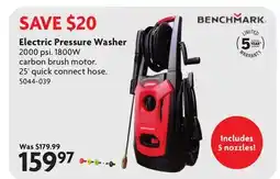 Home Hardware Electric Pressure Washer offer
