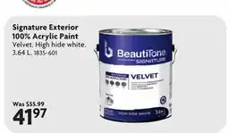 Home Hardware Signature Exterior 100% Acrylic Paint offer