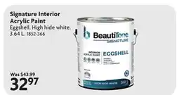 Home Hardware Signature Interior Acrylic Paint offer