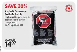Home Hardware Asphalt Driveway Pothole Patch offer