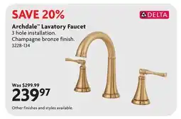 Home Hardware Archdale Lavatory Faucet offer